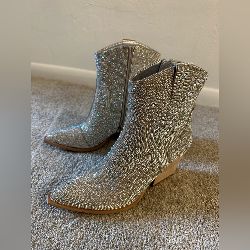 Rhinestone Boots